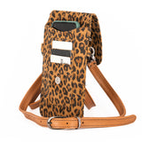 Lupita : Ladies Leather Crossbody Purse in Spotted Lisoto