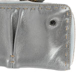 Olwethu : Ladies Leather Clutch Purse in Tallio Grid