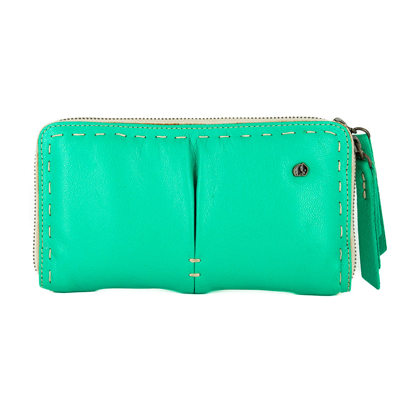 Olwethu : Ladies Leather Clutch Purse in Ultramarine Cayak