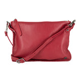 Rantu : Ladies Leather Crossbody Handbag in Valentine Cayak