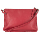 Rantu : Ladies Leather Crossbody Handbag in Valentine Cayak