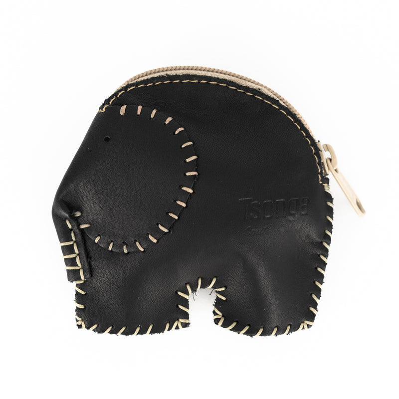 Elephant Coin Purse in Assorted Leathers