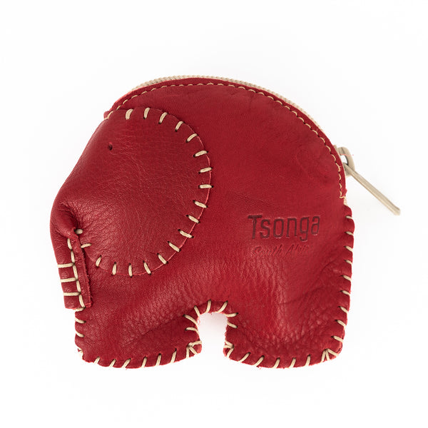 Elephant Coin Purse in Assorted Leathers