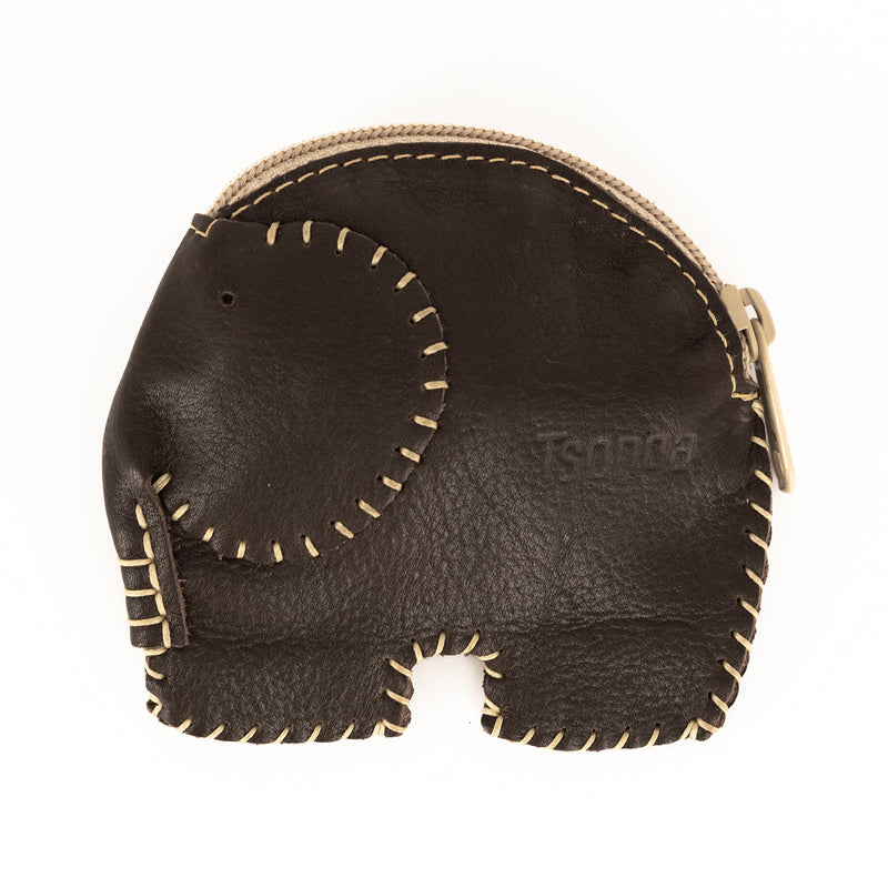 Elephant Coin Purse in Assorted Leathers