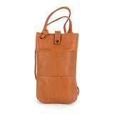 Lulonke : Ladies Leather Crossbody Purse in Oak Nappa