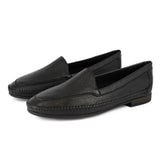 Isimiso : Ladies Leather Shoe in Black Cayak