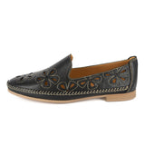 Balulekile : Ladies Leather Shoe in Black Cayak