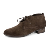 Ukweqa : Ladies Suede Shoe in Choc Madrid