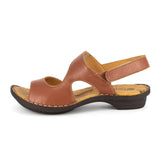 Gadla : Ladies Leather Sandal in Suede Cayak