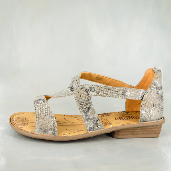 Namadwala : Ladies Leather Sandal in Opal Rockafella