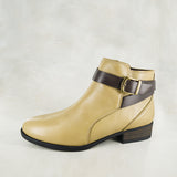 Online Exclusive Outlet Siyezwa : Ladies Leather Ankle Boot in Donkey Relaxa