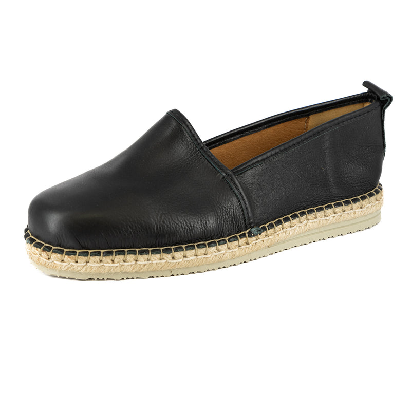 Men's leather espadrille shoes on sale