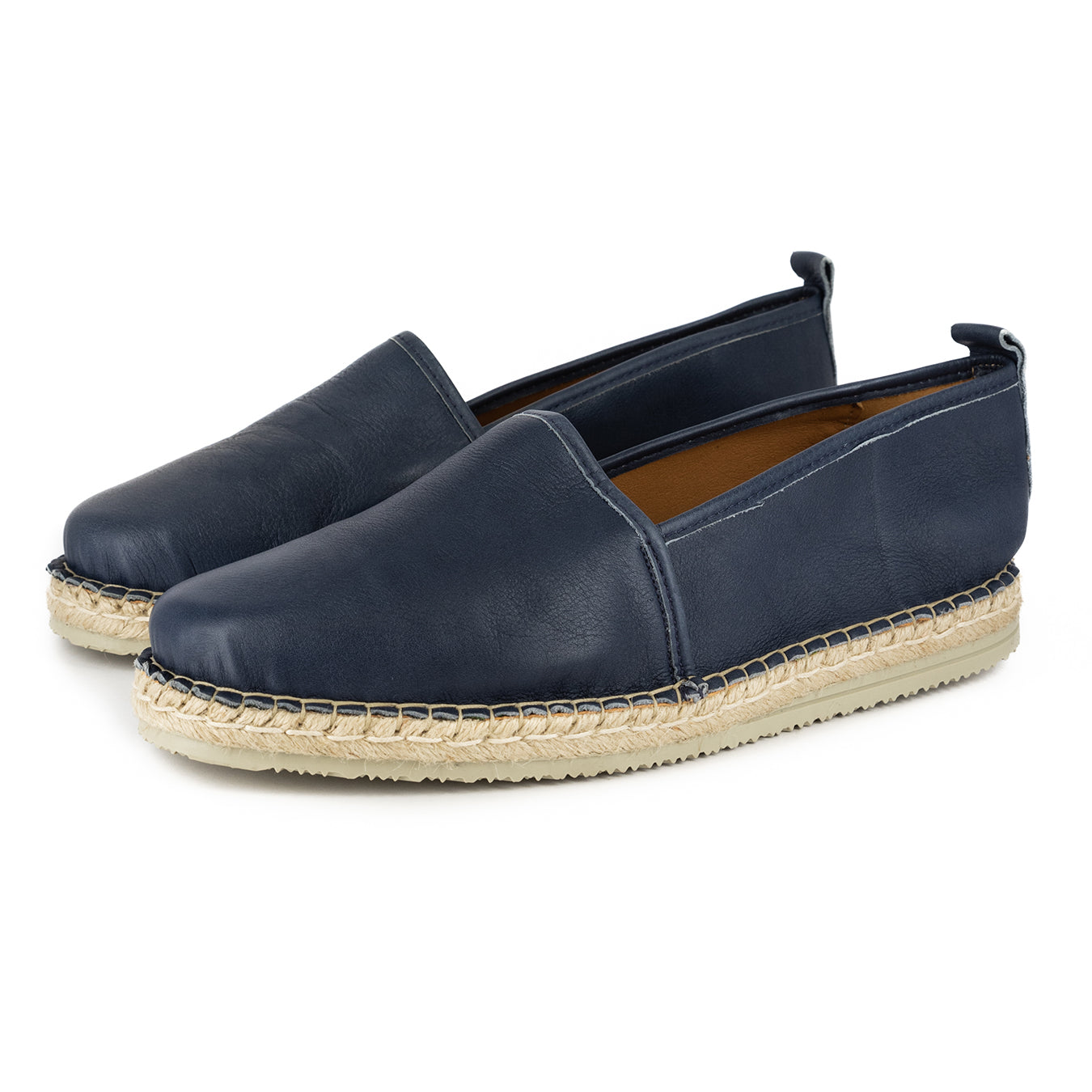 Tebesela : Mens Leather Espadrille Shoes in Denim Vintage Sale – Tsonga