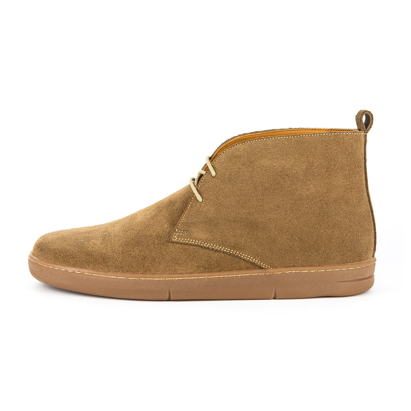 Iqhawe : Men's Leather Lace-Up Boots in Donkey Madrid